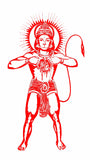 Standing Hanuman Wall Hanging