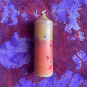 Geranium Beeswax Candle