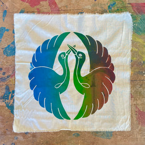 Rainbow Cranes Flag, Ltd Edition