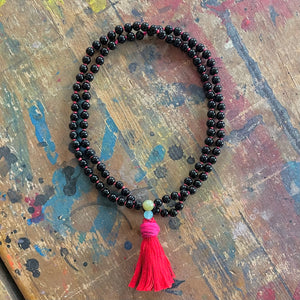 Mala Necklace, Hand-Knotted