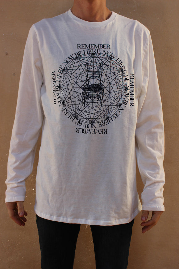 White Be Here Now T-Shirt